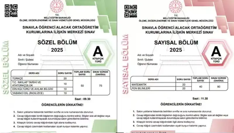 LGS 2025: Soru ve Cevap Anahtarı Tarihleri Açıklandı!