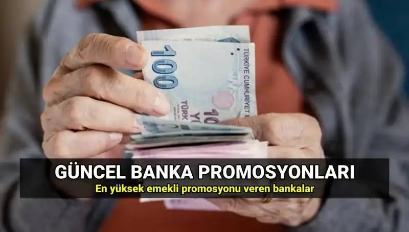 2025’te Emeklileri Sevindirecek Banka Promosyonları: En Yüksek ve Düşük Tutarlar