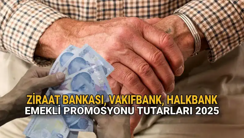 Emekli Promosyonları 2025: Ziraat, Vakıfbank ve Halkbank'ın Teklifleri Neler?