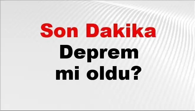 Kütahya'da Şiddetli Deprem Mi Gerçekleşti? Son Durum ve Detaylar