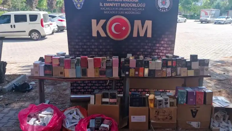 Kayseri'de Kaçak Parfüm Operasyonu: Gizli İhtiyaç Zincirine Darbe