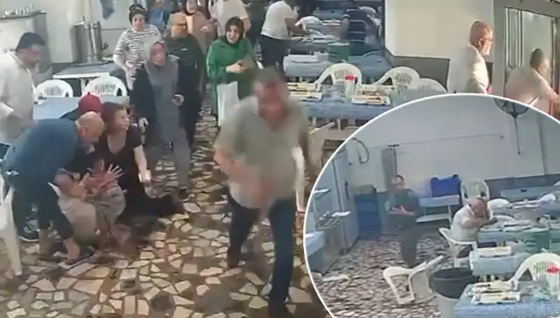 Yemekhanede Deprem Anı: Kaçanlar, Bayılanlar ve Yemeğine Sarılanlar
