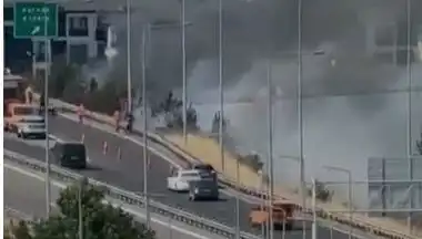 Anadolu Otoyolu’nda Sigara İzmariti Yangın Çıkardı: Korku Dolu Anlar Yaşandı